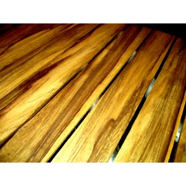 Green Valley Wood Products FOUR (4) PIECES THIN, KILN DRIED, SANDED EXOTIC BLACK LIMBA 24" X 6" X 1/4" WOOD
