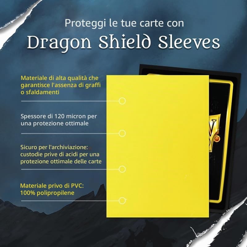 Dragon Shield ART11001 Matte Standard Size Sleeves Cartoncino 100pk-Clear, Multicoloured