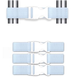 Coosin Baby Cabinet Safety LocksHandles Child Safety Locks Simple installation Home Safety Strap Locks Fit Closed handle Cabinetsoven double open the door refrigerator Kitchen Door (3 Pack White)