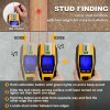 PREXISO 2-in-1 Rechargeable Stud Finders Multi Surface Cross Line Laser