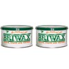 Briwax Darkbrown Brown Dark Furniture Wax, Cleans, Stains, and Polishes