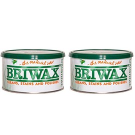 Briwax Darkbrown Brown Dark Furniture Wax, Cleans, Stains, and Polishes (Тwo Рack)