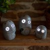 Zaer Ltd. Set of 3 Solar Animals with Light-Up Eyes