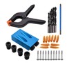 Pocket Hole Screw Jig Dowel Drill Carpenters Woodworking Guides,15 Degree