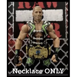 Mattel Custom Wwe Shawn Michaels Necklace Fits Mattel Elite Ultimate Edition