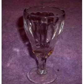 Unbranded 2OZ  Brandy or Cordial CLEAR Glasses 4" tall