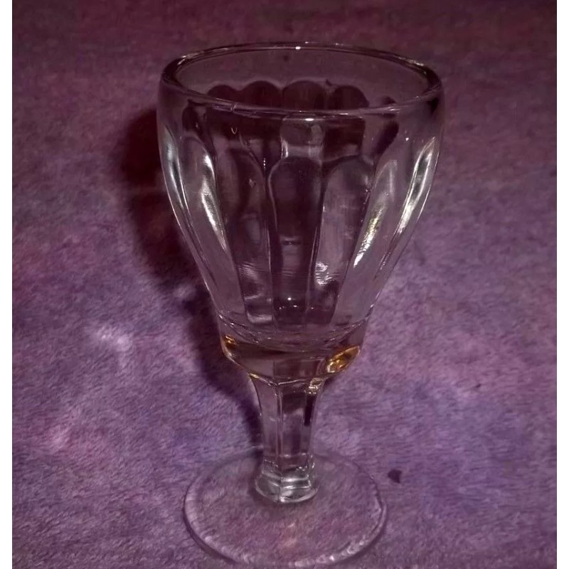 Unbranded 2OZ Brandy or Cordial CLEAR Glasses 4" tall