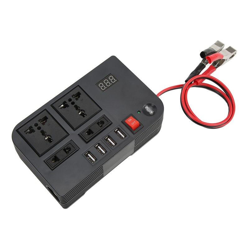 Power Converter Modified Sine Wave 12V to 220‑240V 600W Black