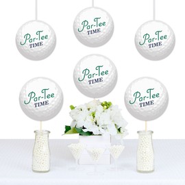 Par-Tee Time - Golf - Paper Decorations DIY Birthday or Retirement Party Essentials - Set of 20