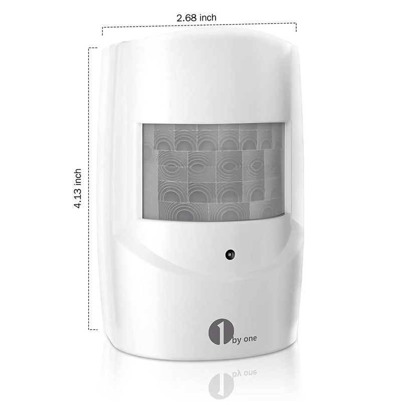 1byone Motion Sensor Alarm 1000 FT Range Extra Loud Chimes