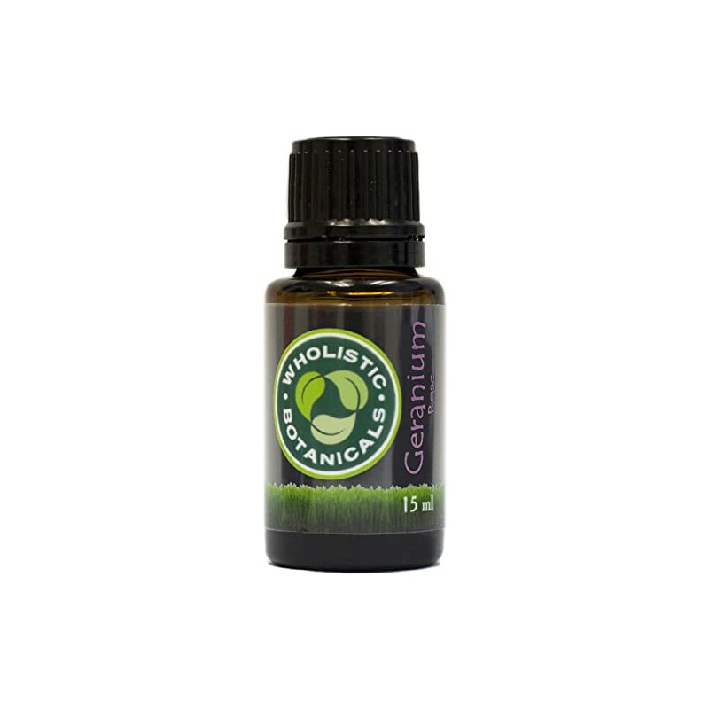 Wholistic Botanicals Geranium Rose Essential Oil 15 ml.