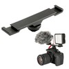 Hezhou Hot Shoe Adapter Dual Camera Double Bracket for Cold