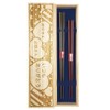 122 Couples Chopsticks Hexagonal Moon Flash, Black, Red, Dishwasher Safe,