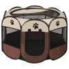 Foldable Pet Playpen with Storage Bag - Heavy-Duty Dog Playpen