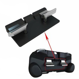 XBERSTAR PS Vita 1000 PS Vita 2000 L3 R3 Trigger Grips Handle Grip Holder Touchpad Button for PS VITA PSV 1000 2000 Back Touchpad Button Module Trigger Grips Handle Holder (black)