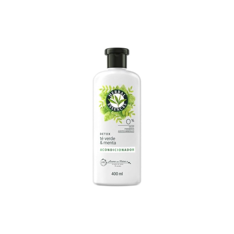 Herbal Essences Acondicionador Detox Té Verde & Menta 400ml