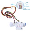 XROLAND Water Flow Sensor Dn10 G3/8 Tds Temperature Flow Sensor