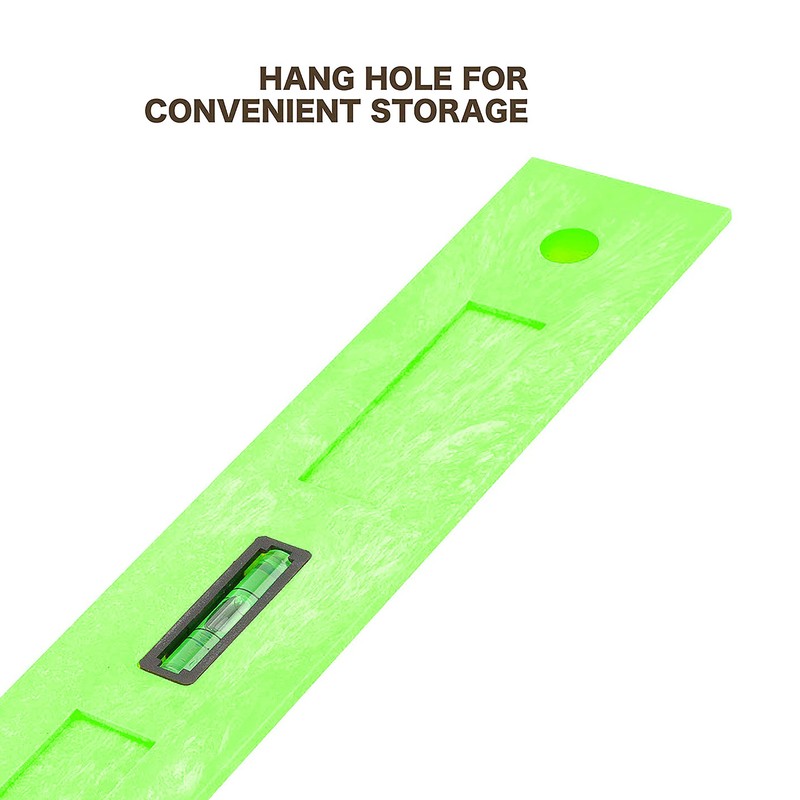 Mayes 10742 Polystyrene Level Ruler 12", Precision Measuring and Leveling