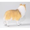 Semeid Handmade Resin Shetland Sheepdog Figurine (Brown)