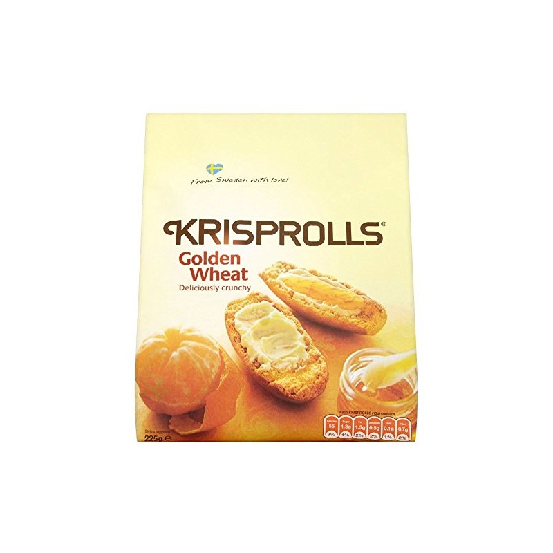Pagen Golden Wheat Krisprolls, 225g