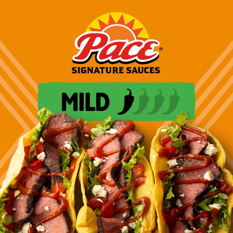 Pace Signature Sauces Classic Taco Sauce, 10.8 oz Bottle