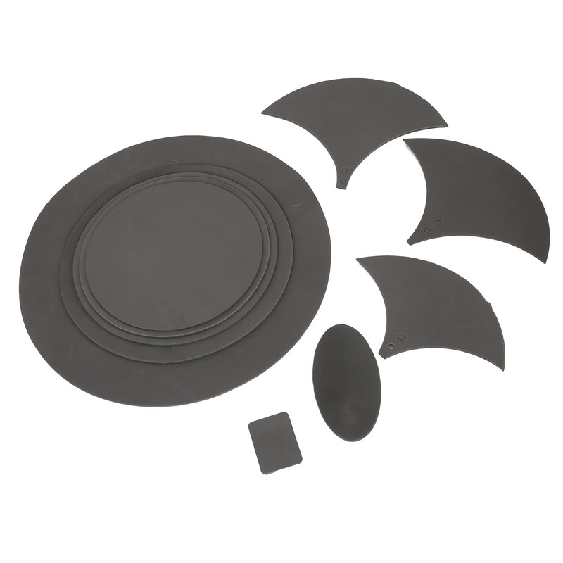 10Pcs Drum Mute Pad Volume Reduction Rubber Practice Silencer Mat