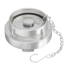 Storz Blank Cap C/52mm Hose Adapter with Chain, 2 inch, Alu