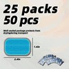 LELTLIMH 50 Pcs/25 Packs Gel Pads for ABS Stimulator Training