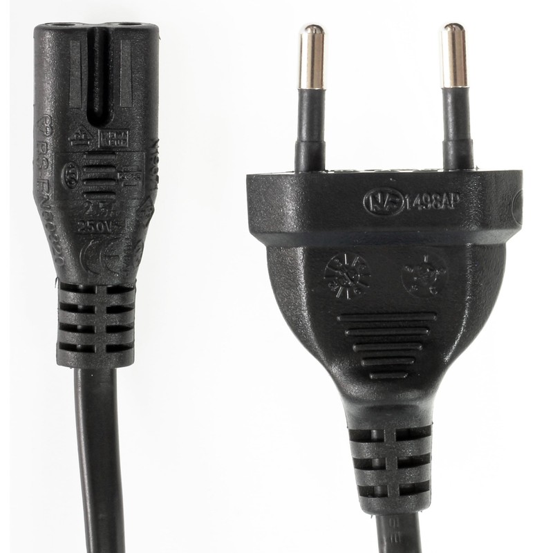 shortix Short power cable (power cable with Euro flat plug