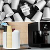 IWTTWY Rotating Paper Cup Dispenser, Cup Holder with 4 Compartments,