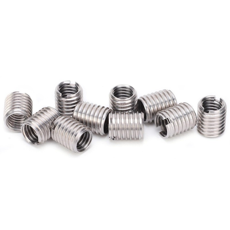 Thread Adapter M10 M8, 10 Piece Thread Repair Sleeve Thread