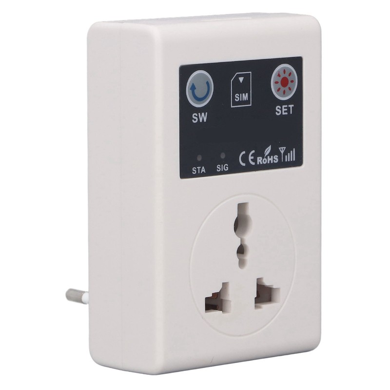 10A Smart Outlet Plug Wireless Power Socket Mobile GSM Phone