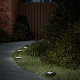 vidaXL Solar Ground Lights with Ground Spike 4pcs Warm White Solar Ground Light Path Light Solar Path Light Solar Ground Spotlight Path Lights