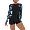 Rash Guard for Women Long Sleeve UV Sun Protection Rash