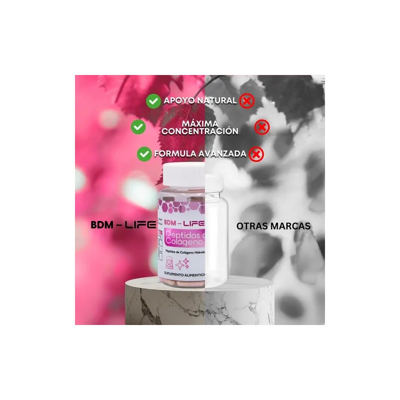 Suplemento Alimenticio Péptidos De Colágeno Bdm Lab