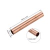 sourcing map Copper Round Pipe, 15 mm OD 0.5 mm