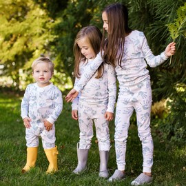 Burt's Bees Baby Baby Boy's Pajamas, Tee and Pant 2-Piece Pj Set, 100% Organic Cotton, Happy Earth Hands