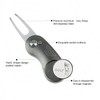 CRESTGOLF Golf Marker with Magnetic Green Fork Folding Golf Fork