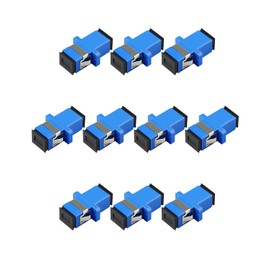 SENBA SC-SC Fiber Optic Coupler | High Performance Fiber Optic Connector | UPC | Supports Single Mode and Multimode Fiber | Low Insertion Loss | High Reflection Loss | For Optical Communication