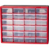 Akro-Mils 24-Drawer Plastic Drawer Storage Cabinet for Garage Organization, Bead