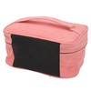 PU Leather Portable Makeup Bag Travel Handheld Detachable Waterproof Toiletry