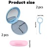 2 Pcs Retainer Case, Retainer Box With 2 Pcs Aligner