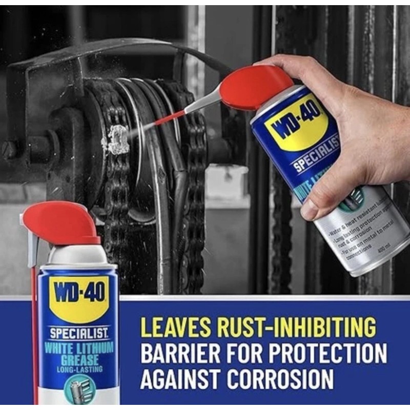 WD-40 WD-40 Specialist White Lithium Grease Spray W/ Smart Straw