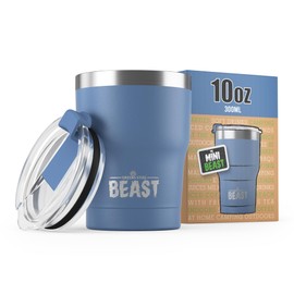 Beast 10 oz Tumbler Stainless Steel Vacuum Insulated Coffee Ice Cup Double Wall Travel Flask (Stormy Sky)