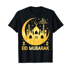 Eid Mubarak Kids Eid Clothes for Muslim Ramadan Eid al Fitr T-Shirt