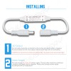 CHUSYYRAY 12V Waterproof LED Strip Light 5M 300LEDs For Boat