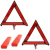 TBDBNR Triangle Stop Plate, Foldable, Reflector, For Cars, Set of