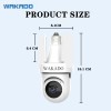3MP Floodlight Night Vision 2.4G 5G WiFi Bulb PTZ Camera