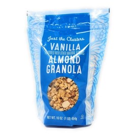 Just the Clusters Vanilla Almond Granola Net Wt. 16 Oz - Pack of 1