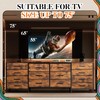 EKNKOZY TV Stand with 14 Drawers, Long Dresser for TV